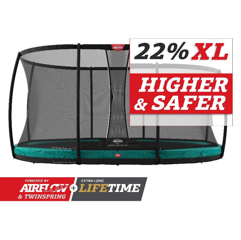 BERG Grand Champion Regular 520 + Safety Net DLX XL